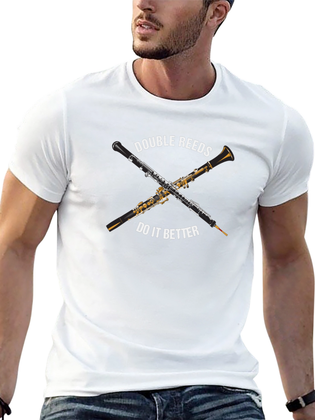 Double Reed Music T-Shirt - Musician Apparel