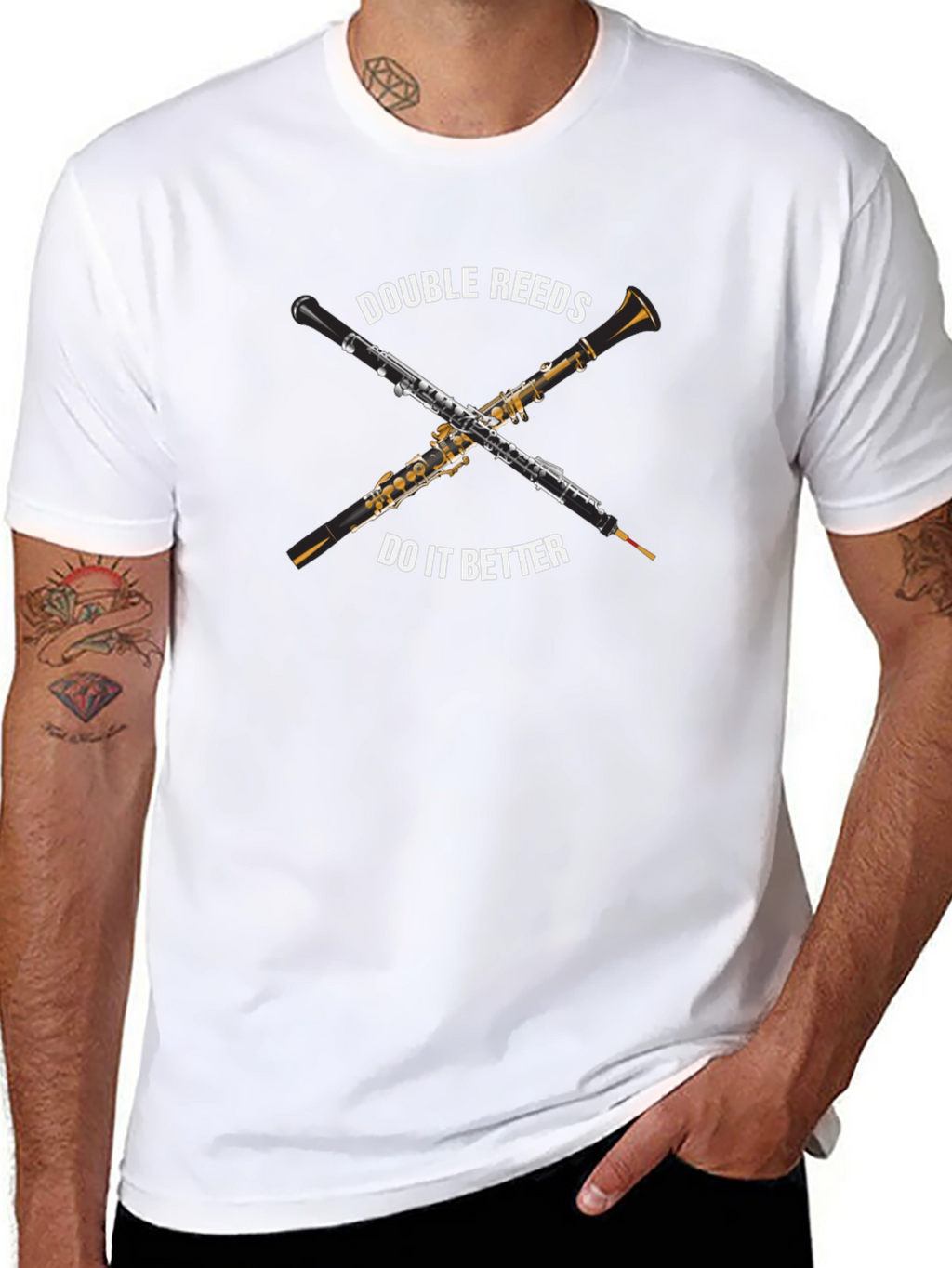 Double Reed Music T-Shirt - Musician Apparel