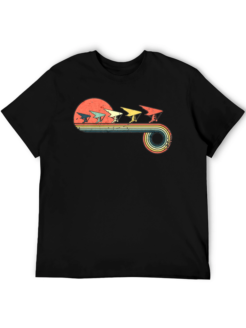 Hang Gliding Retro T-Shirt