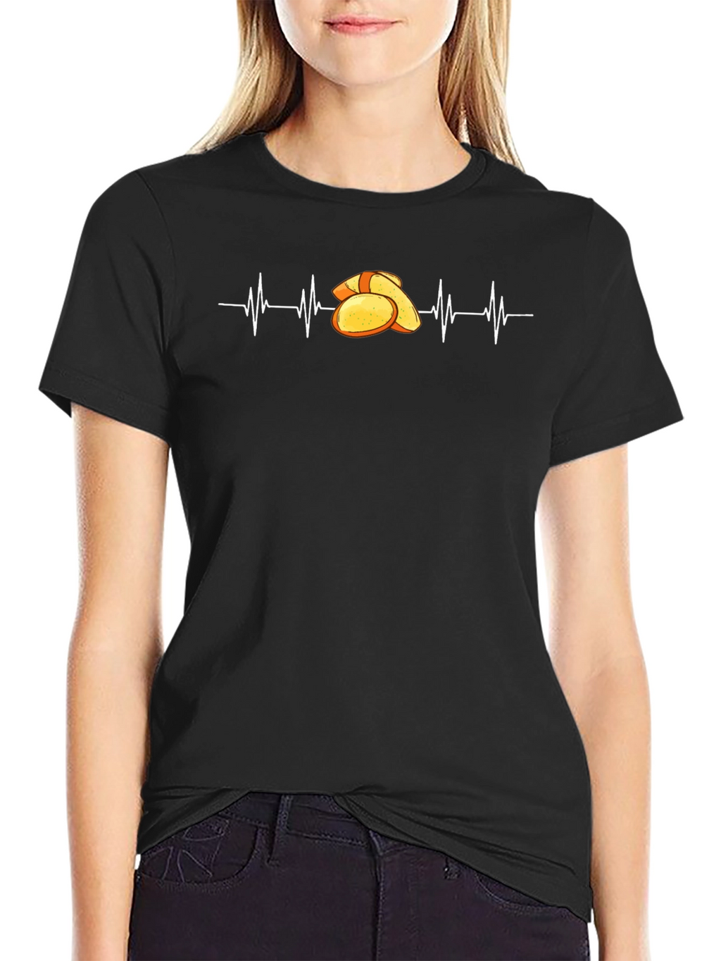 Potato Lover T-Shirt - Funny Heartbeat Design