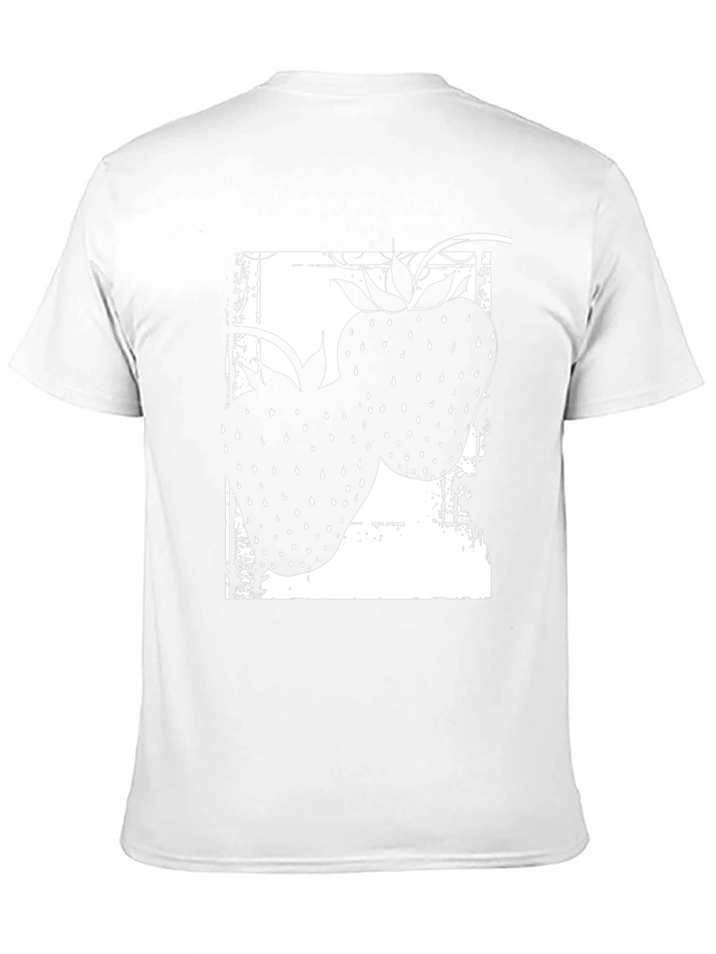 Strawberry Graphic Tee - Black Unisex T-Shirt