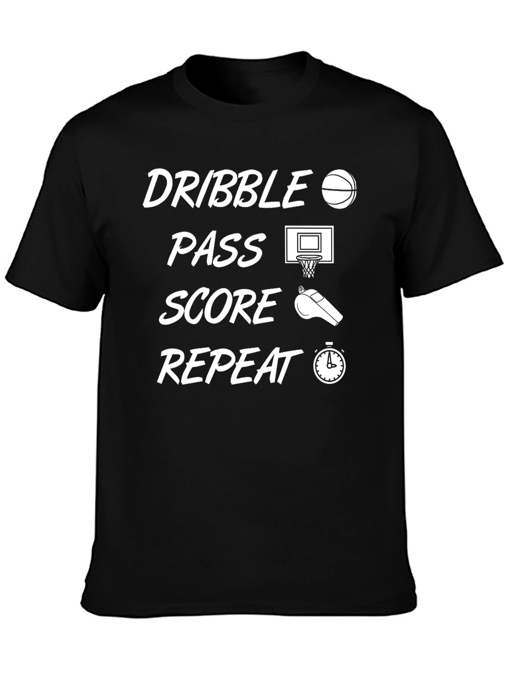 Dribble Pass Score Repeat Graphic T-Shirt