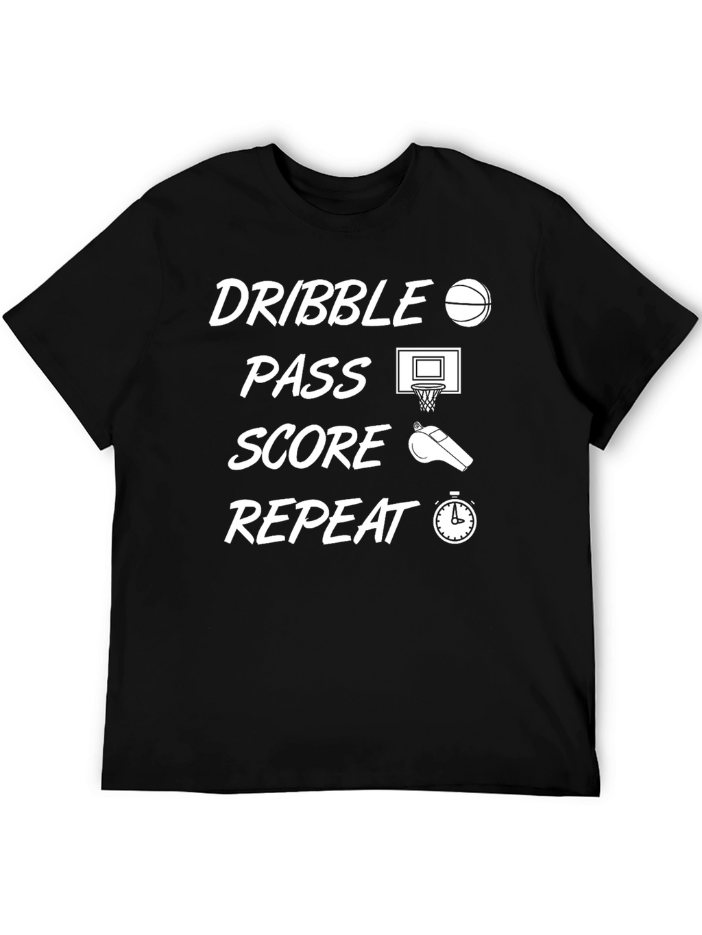 Dribble Pass Score Repeat Graphic T-Shirt