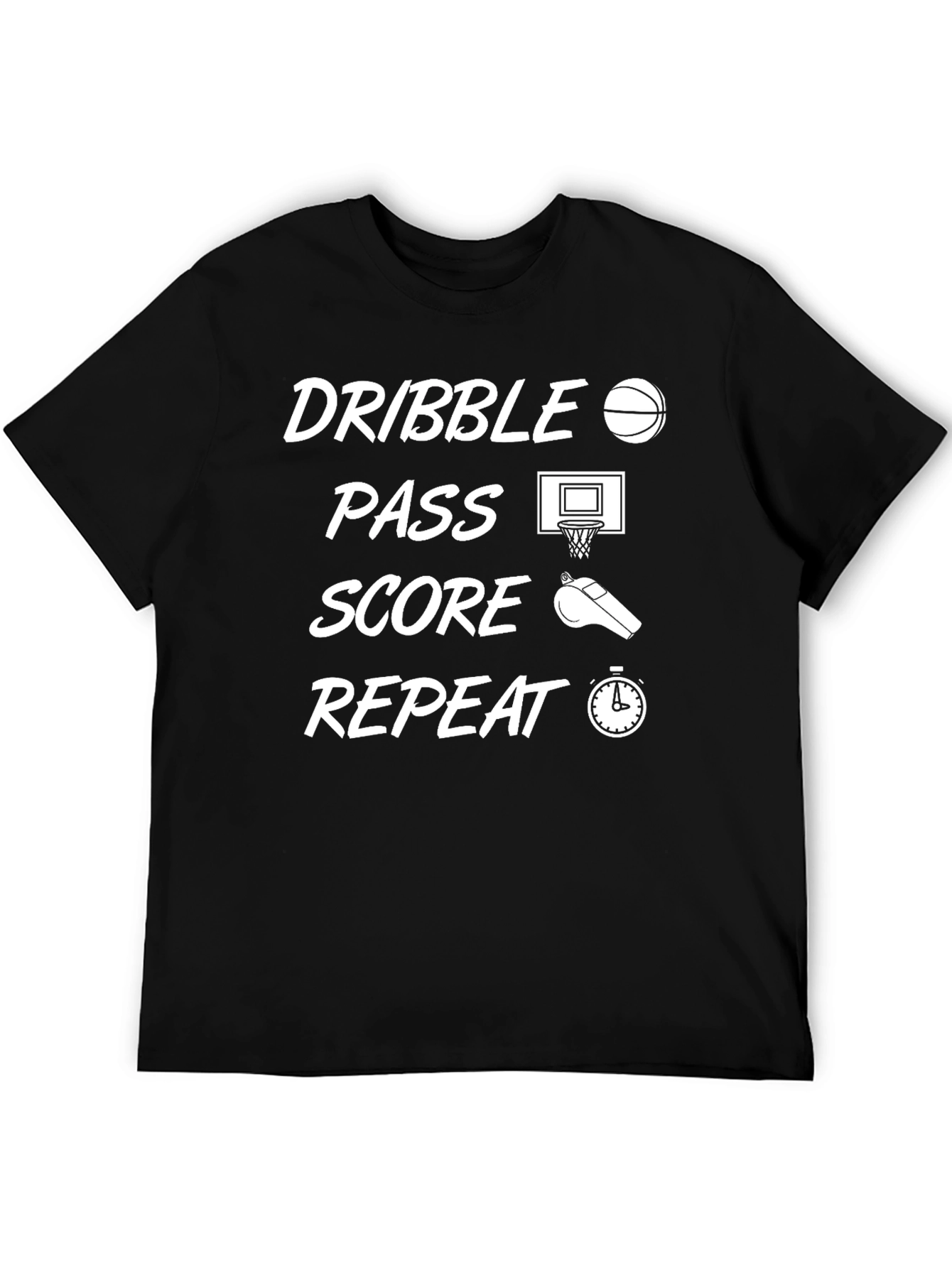 Dribble Pass Score Repeat Graphic T-Shirt