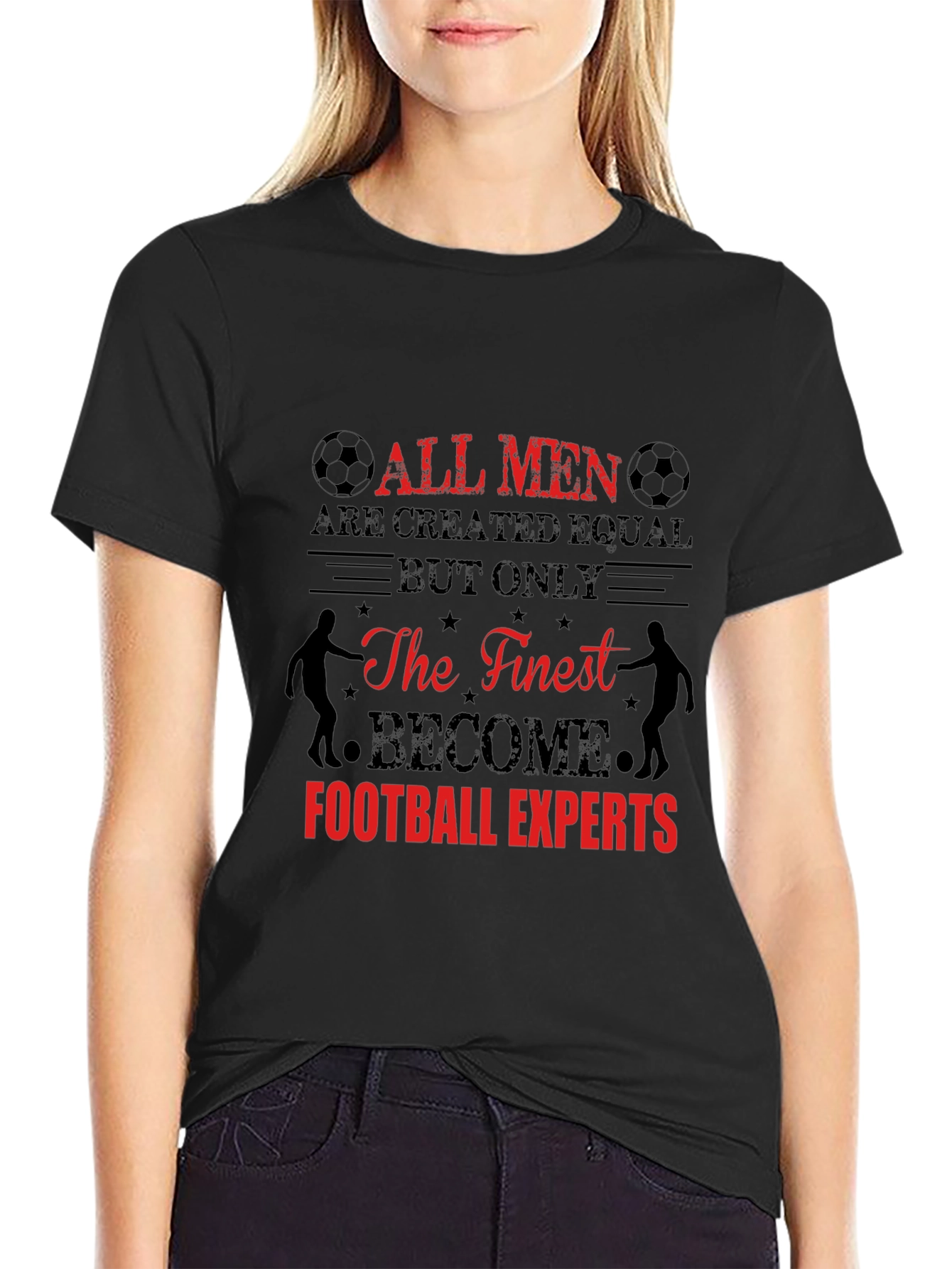Football Expert Graphic Tee - All Men Are Created Equal