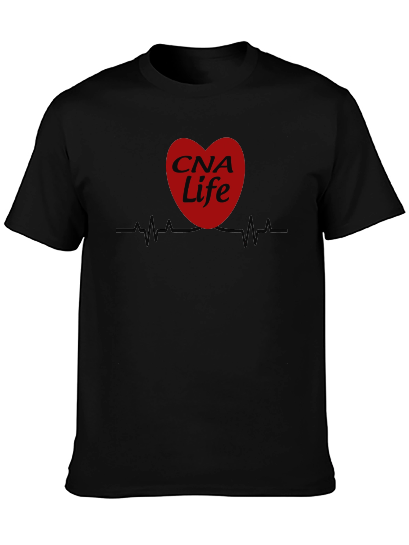 CNA Life Heartbeat T-Shirt - Certified Nursing Assistant Tee