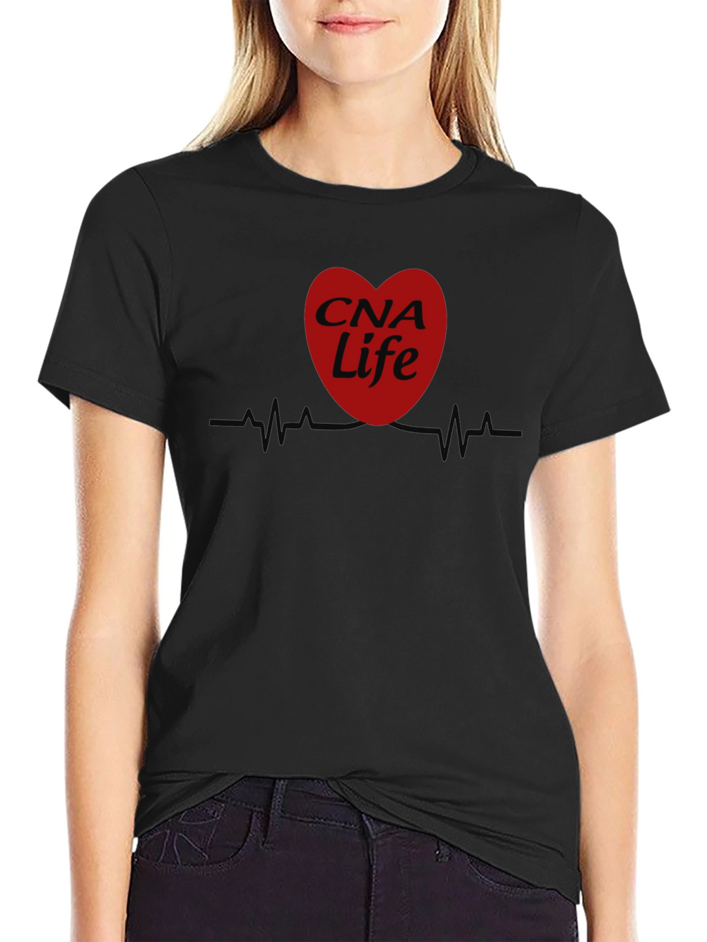 CNA Life Heartbeat T-Shirt - Certified Nursing Assistant Tee
