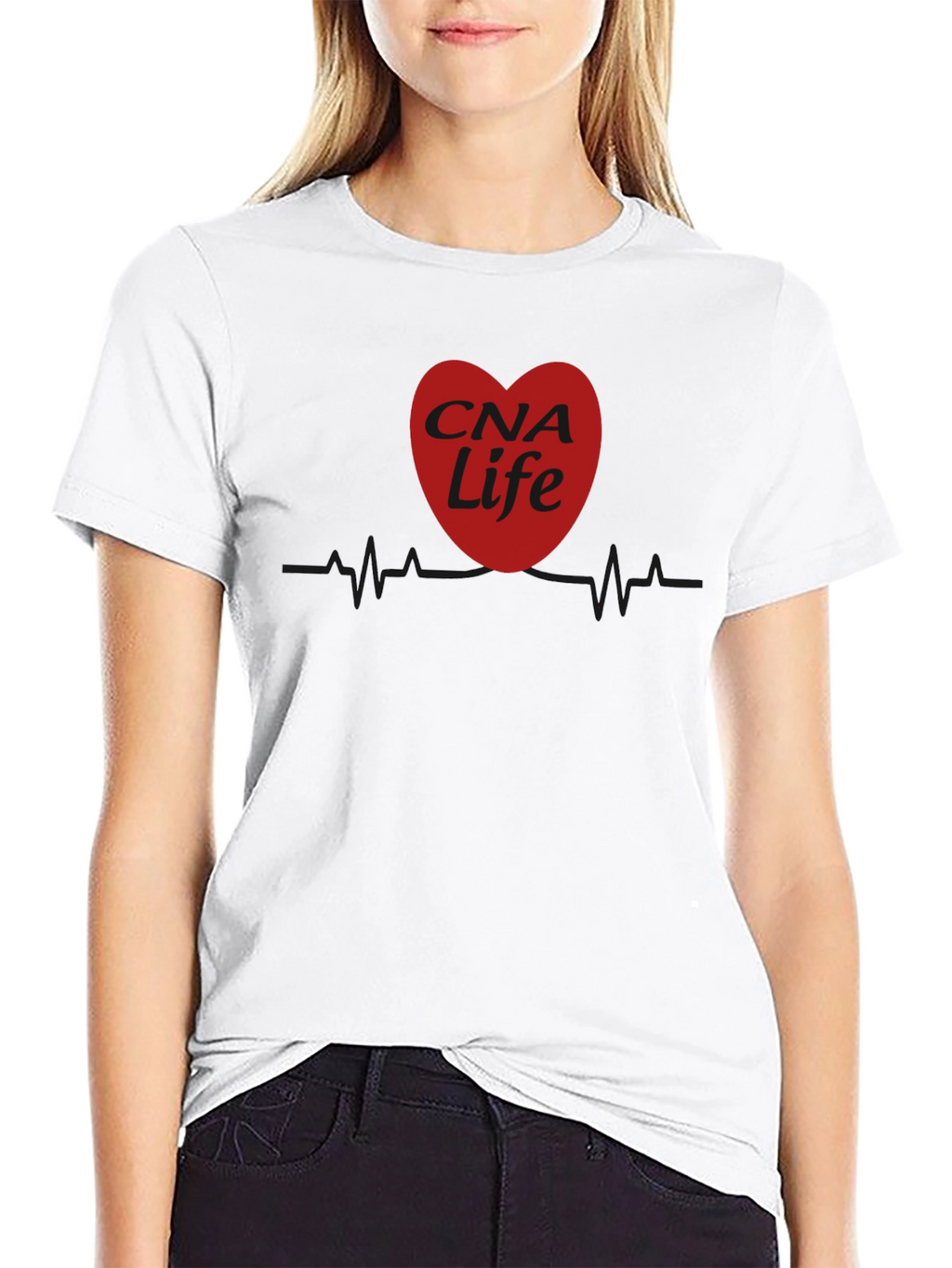 CNA Life Heartbeat T-Shirt - Certified Nursing Assistant Tee