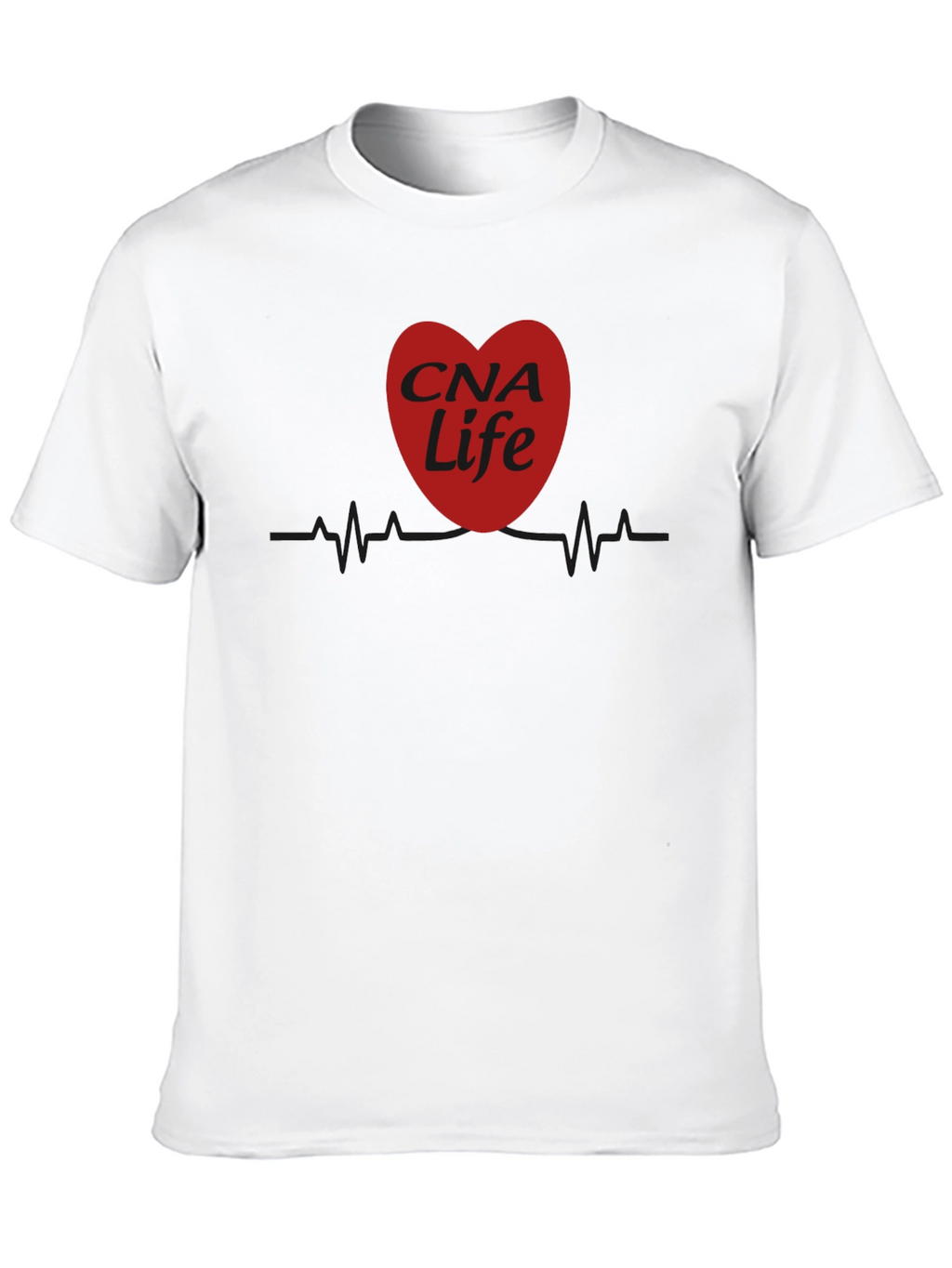 CNA Life Heartbeat T-Shirt - Certified Nursing Assistant Tee