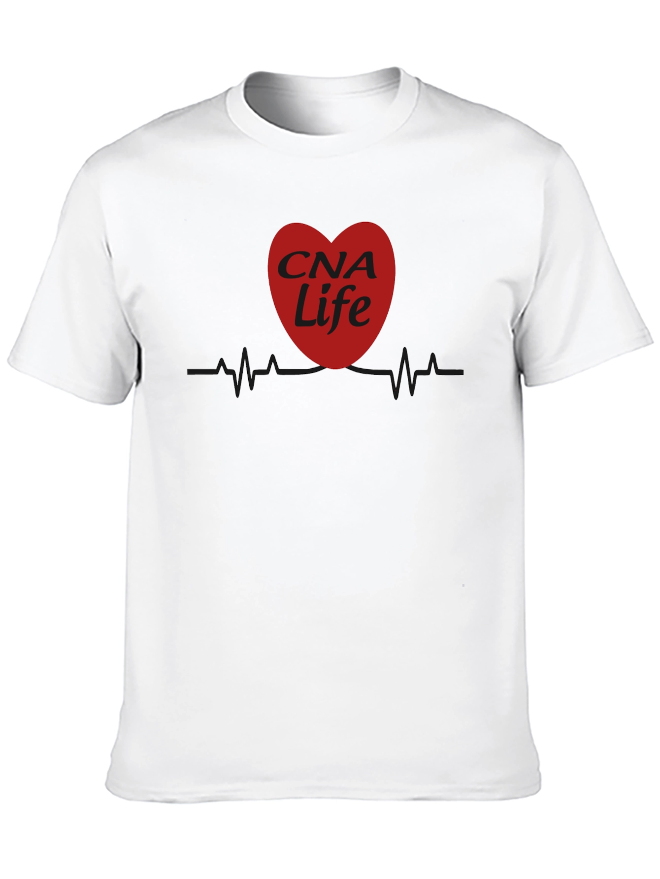 CNA Life Heartbeat T-Shirt - Certified Nursing Assistant Tee