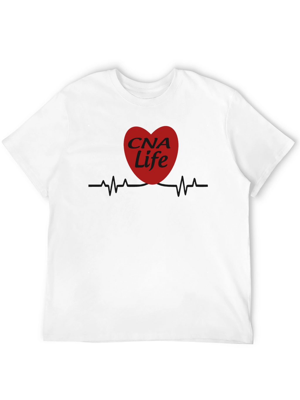 CNA Life Heartbeat T-Shirt - Certified Nursing Assistant Tee