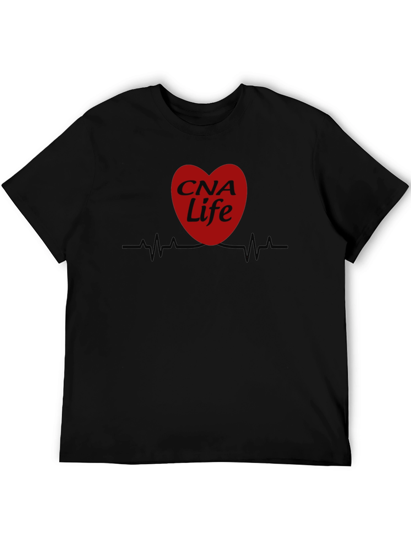 CNA Life Heartbeat T-Shirt - Certified Nursing Assistant Tee
