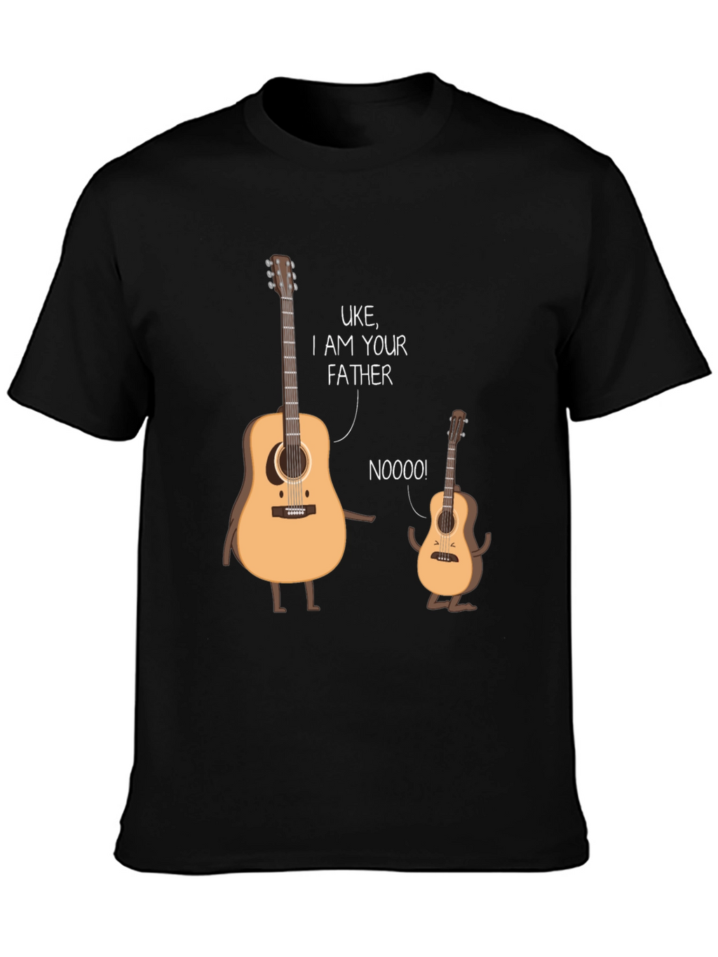 Uke I Am Your Father Black T-Shirt