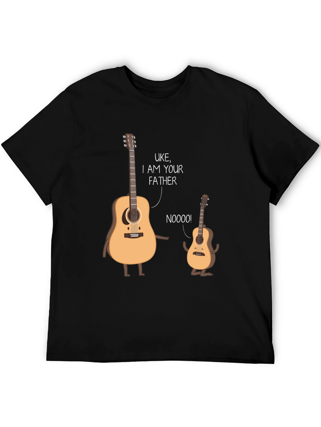 Uke I Am Your Father Black T-Shirt
