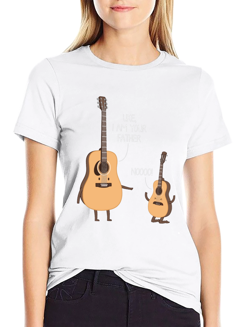 Uke I Am Your Father Black T-Shirt