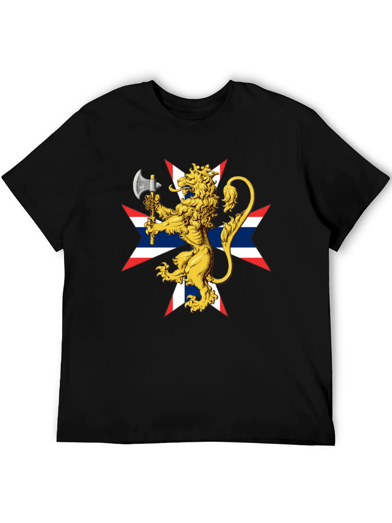 Lion Rampant Axe Black T-Shirt