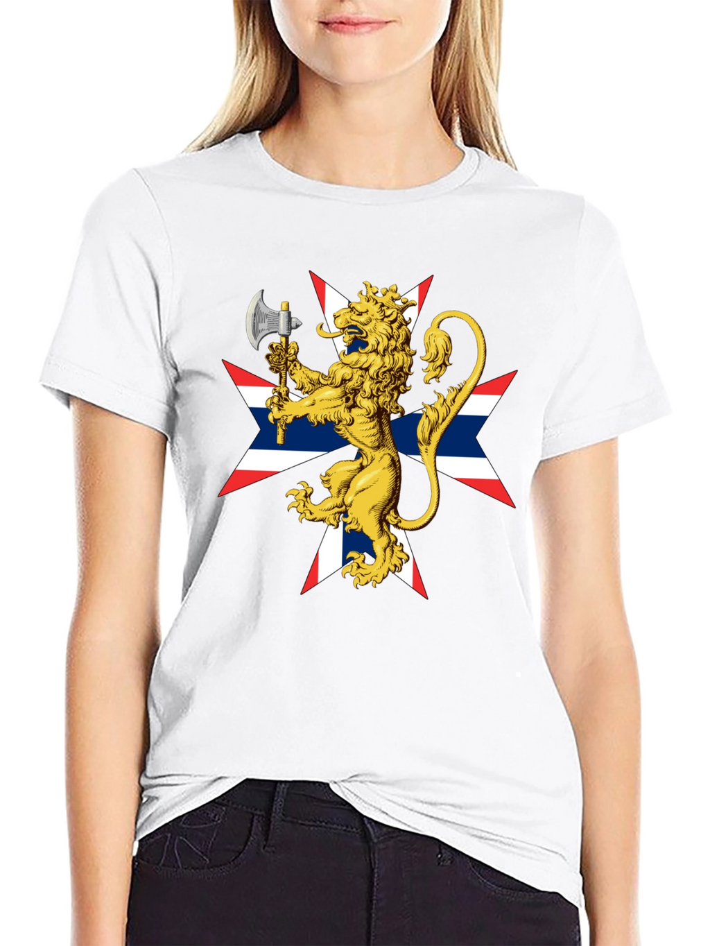 Lion Rampant Axe Black T-Shirt