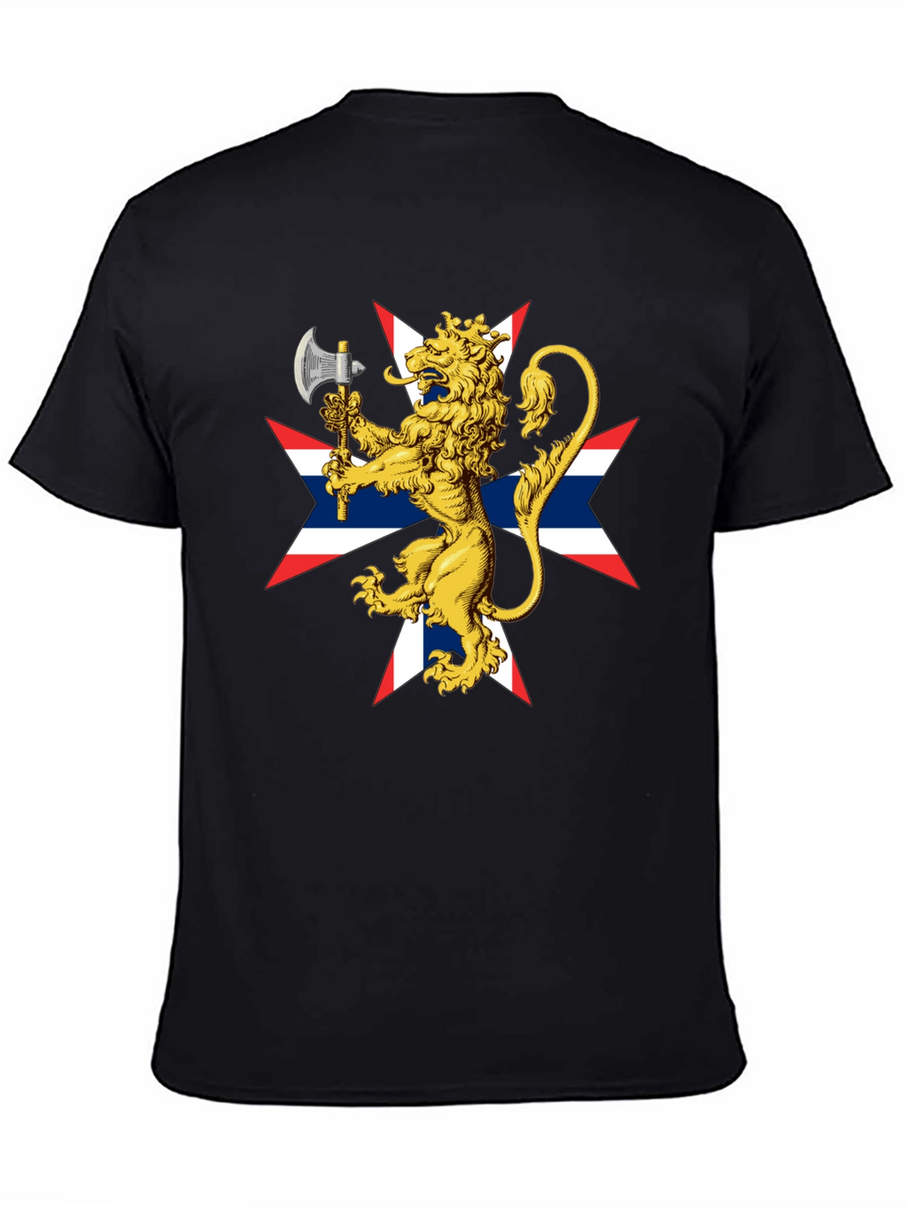 Lion Rampant Axe Black T-Shirt