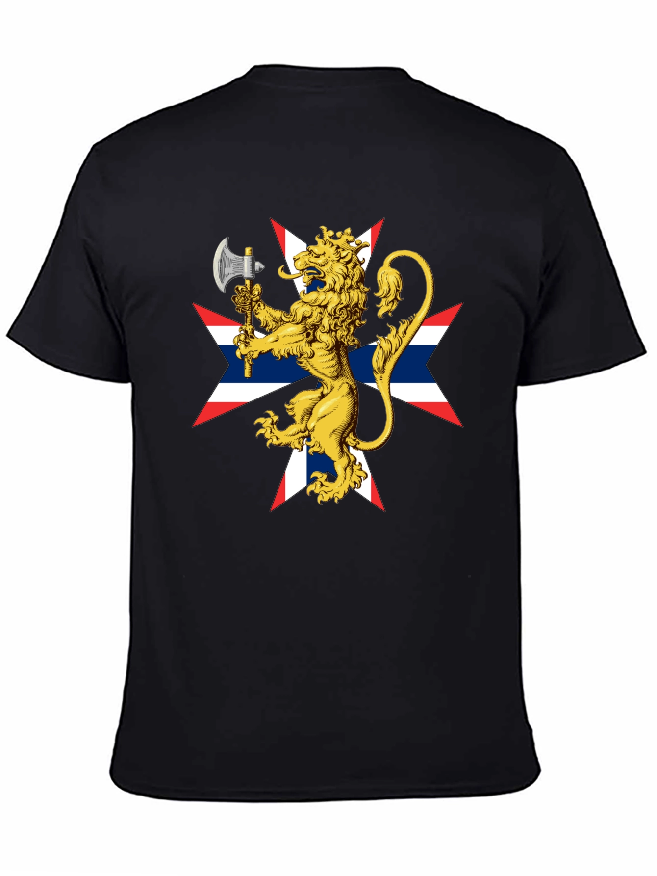 Lion Rampant Axe Black T-Shirt