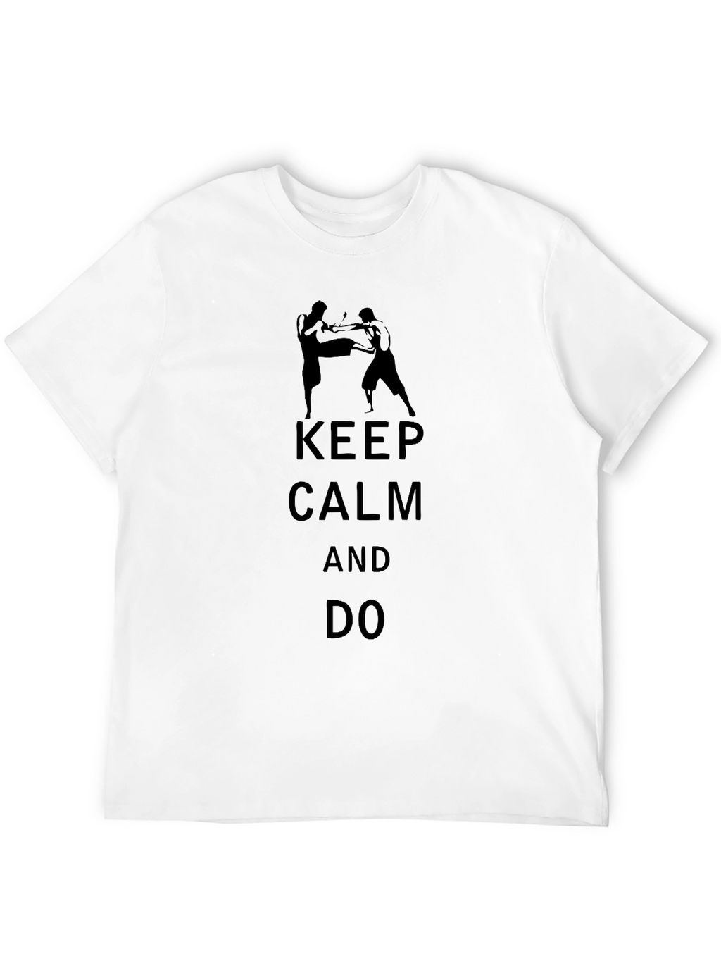 Keep Calm and Do Muay Thai Black T-Shirt