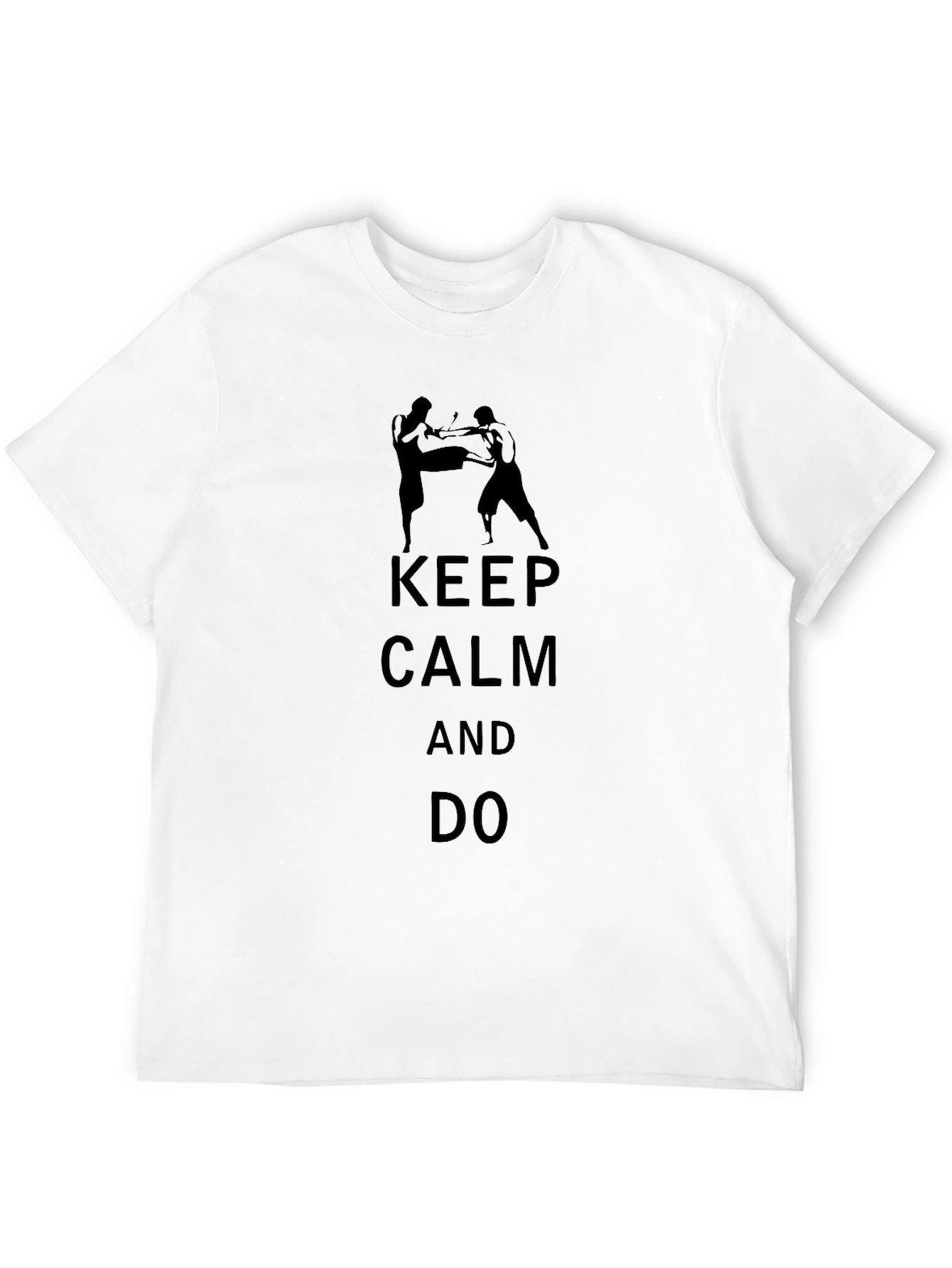 Keep Calm and Do Muay Thai Black T-Shirt
