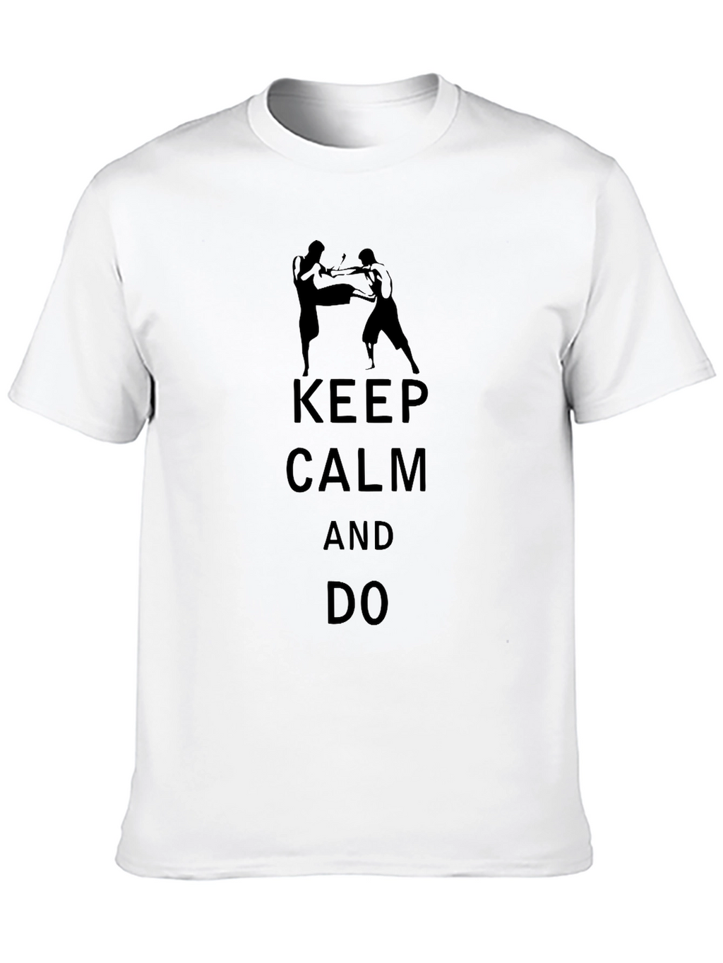 Keep Calm and Do Muay Thai Black T-Shirt