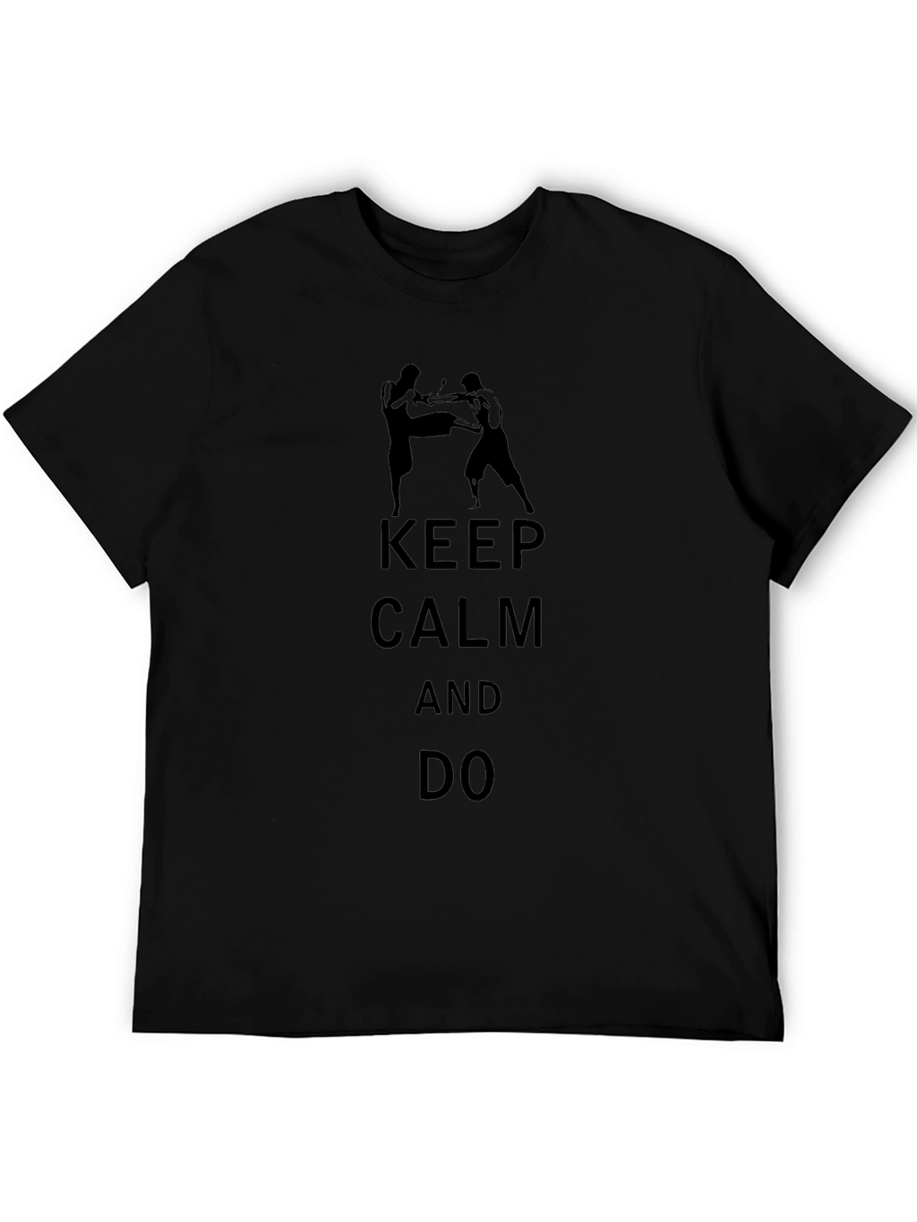 Keep Calm and Do Muay Thai Black T-Shirt