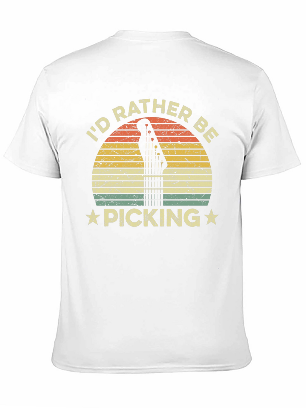 Id Rather Be Picking T-Shirt Guitar Player Tee