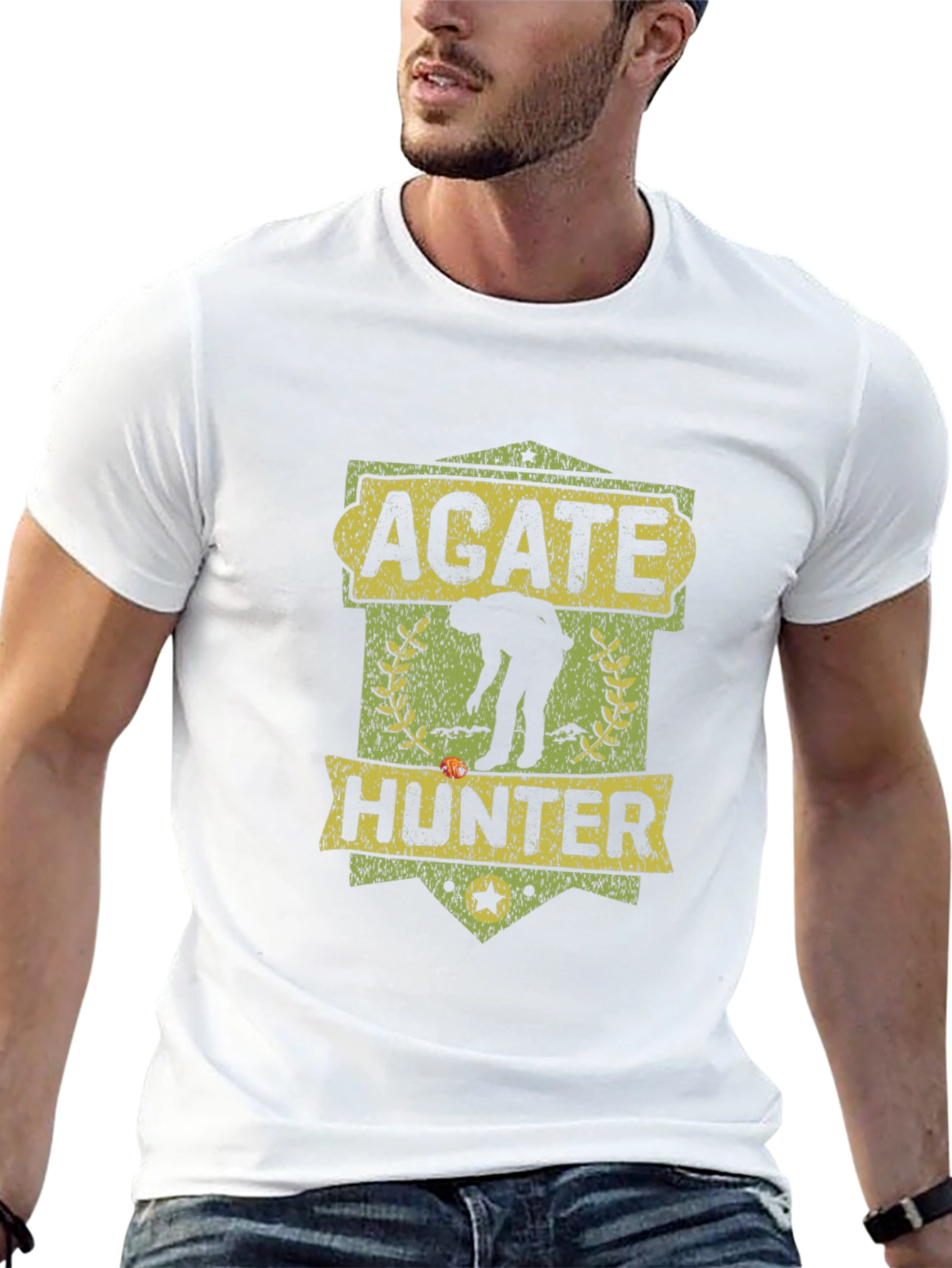 Agate Hunter Graphic Tee - Rockhound Shirt