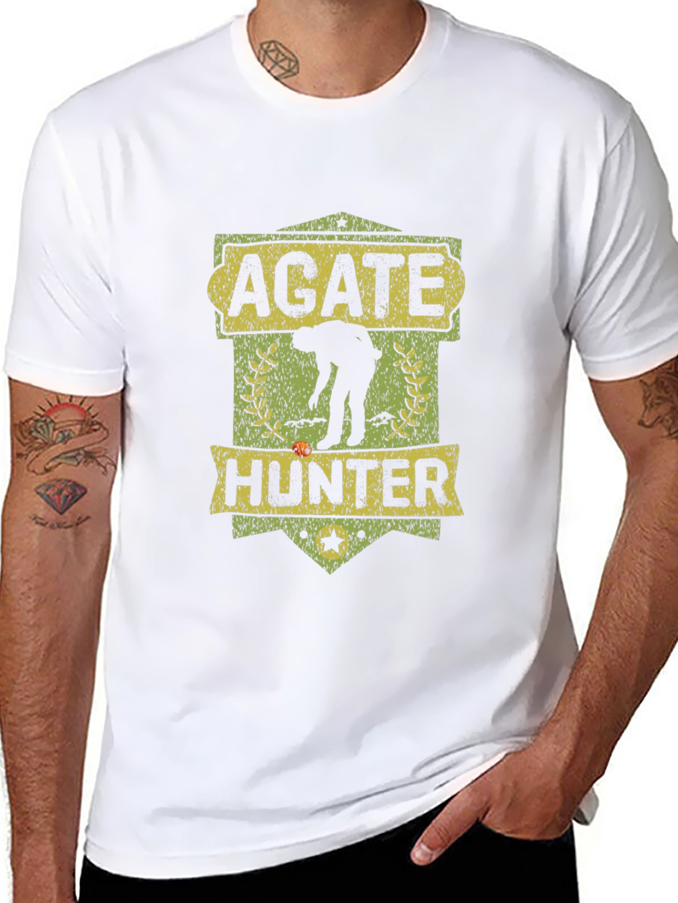 Agate Hunter Graphic Tee - Rockhound Shirt