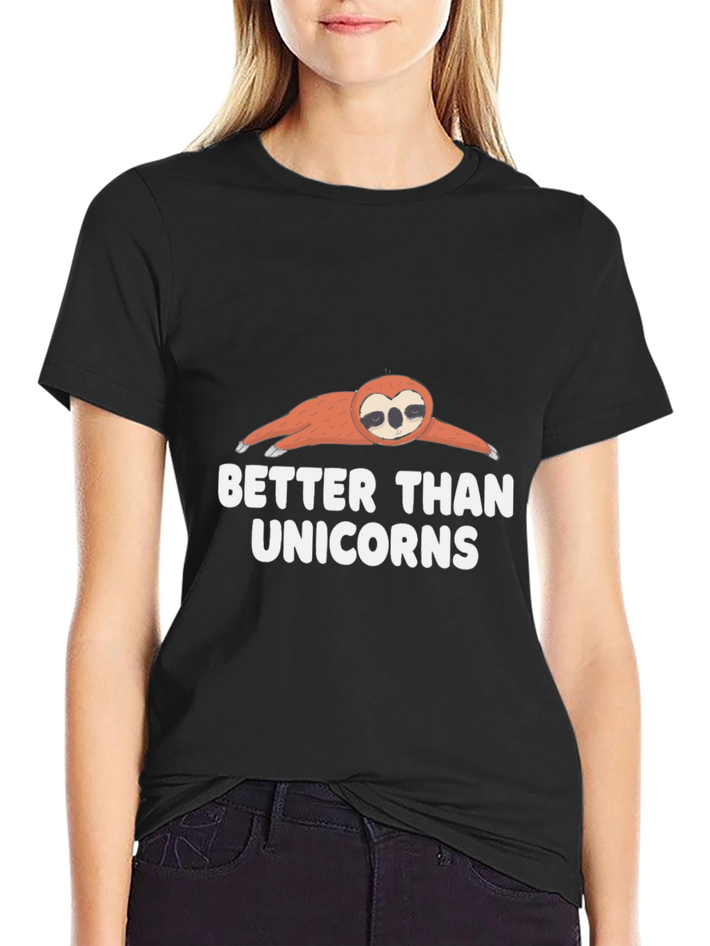 Sloth Better Than Unicorns Graphic T-Shirt