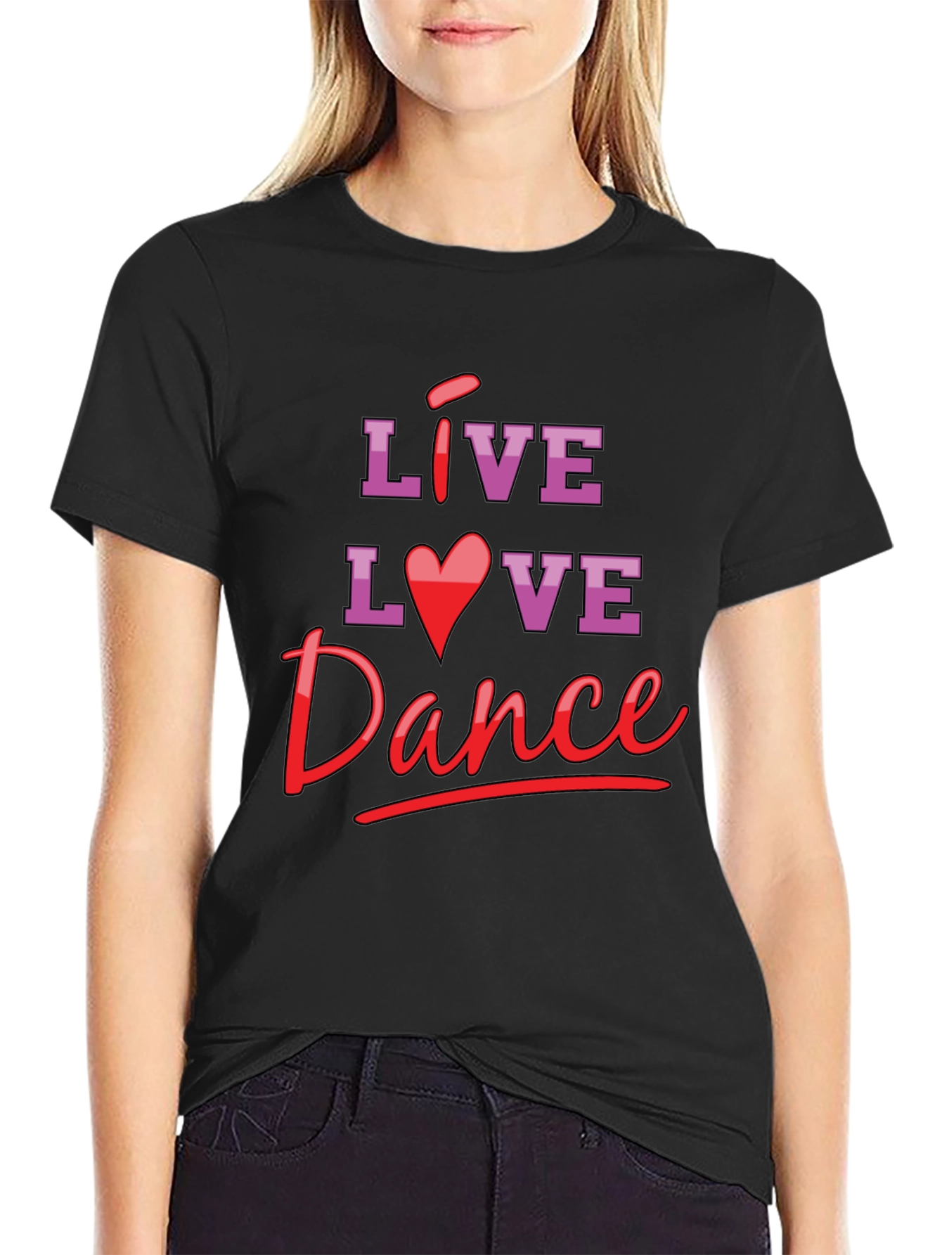 Live Love Dance Graphic T-Shirt