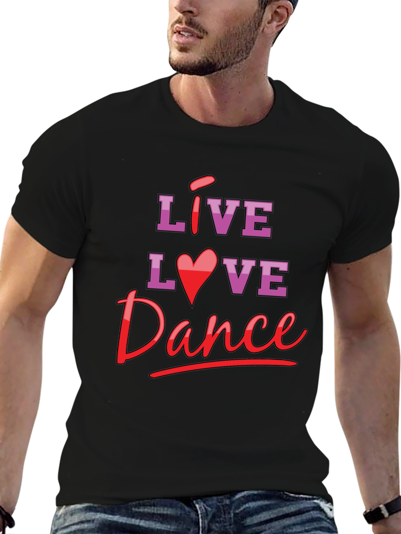 Live Love Dance Graphic T-Shirt