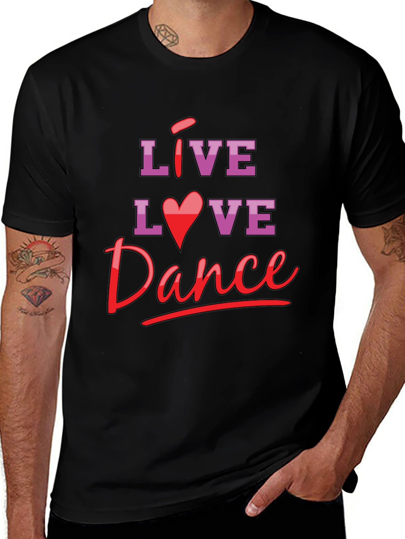Live Love Dance Graphic T-Shirt