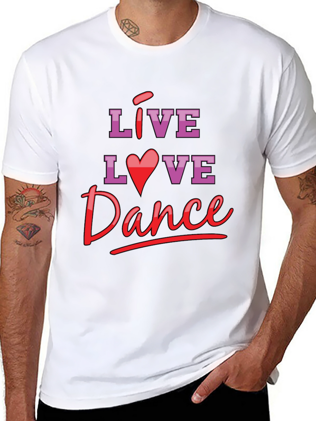 Live Love Dance Graphic T-Shirt