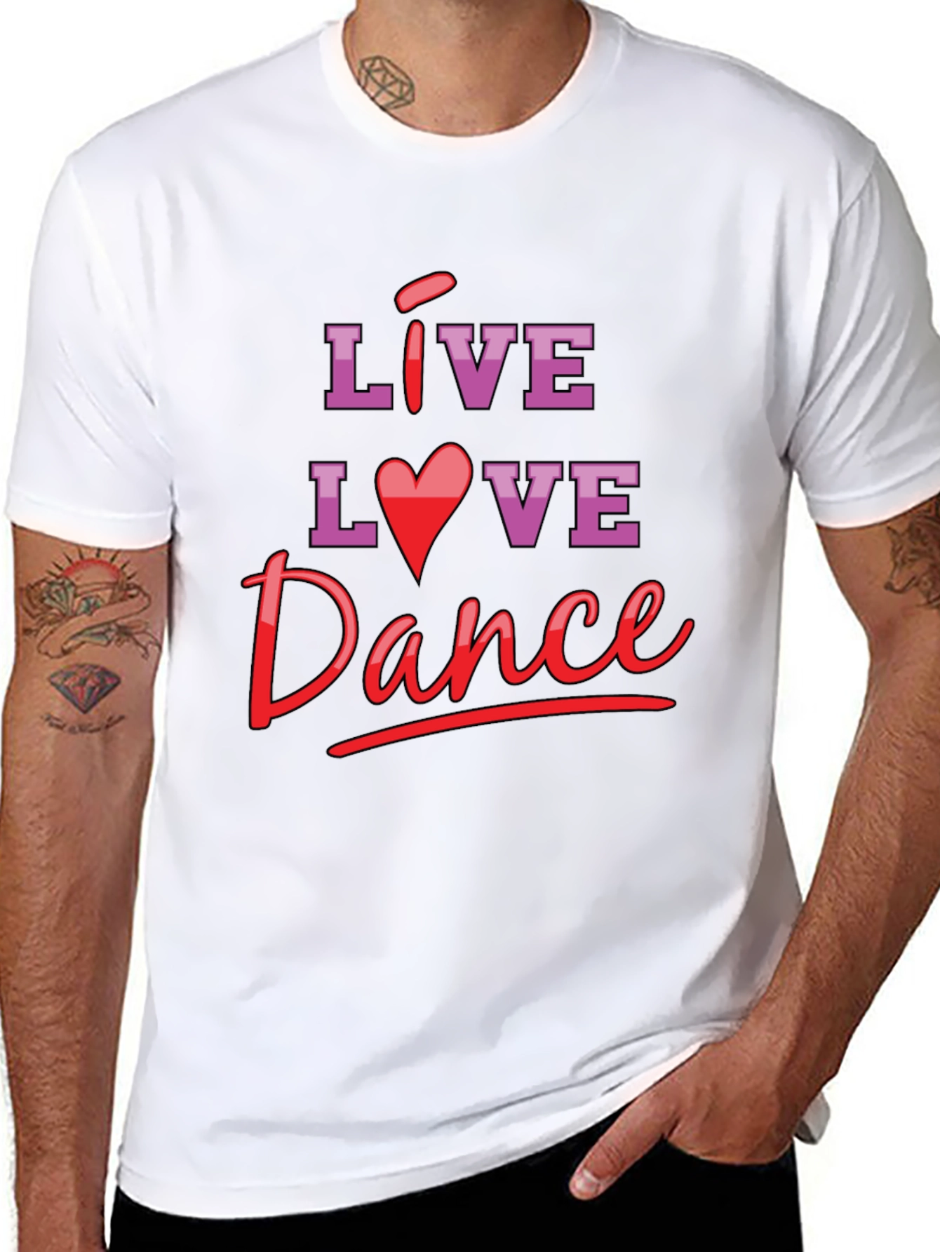 Live Love Dance Graphic T-Shirt