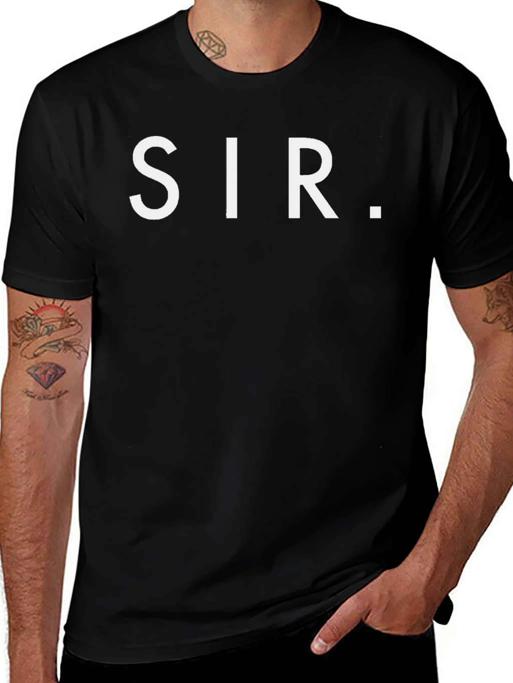 SIR. Graphic T-Shirt - Classic Minimalist Design