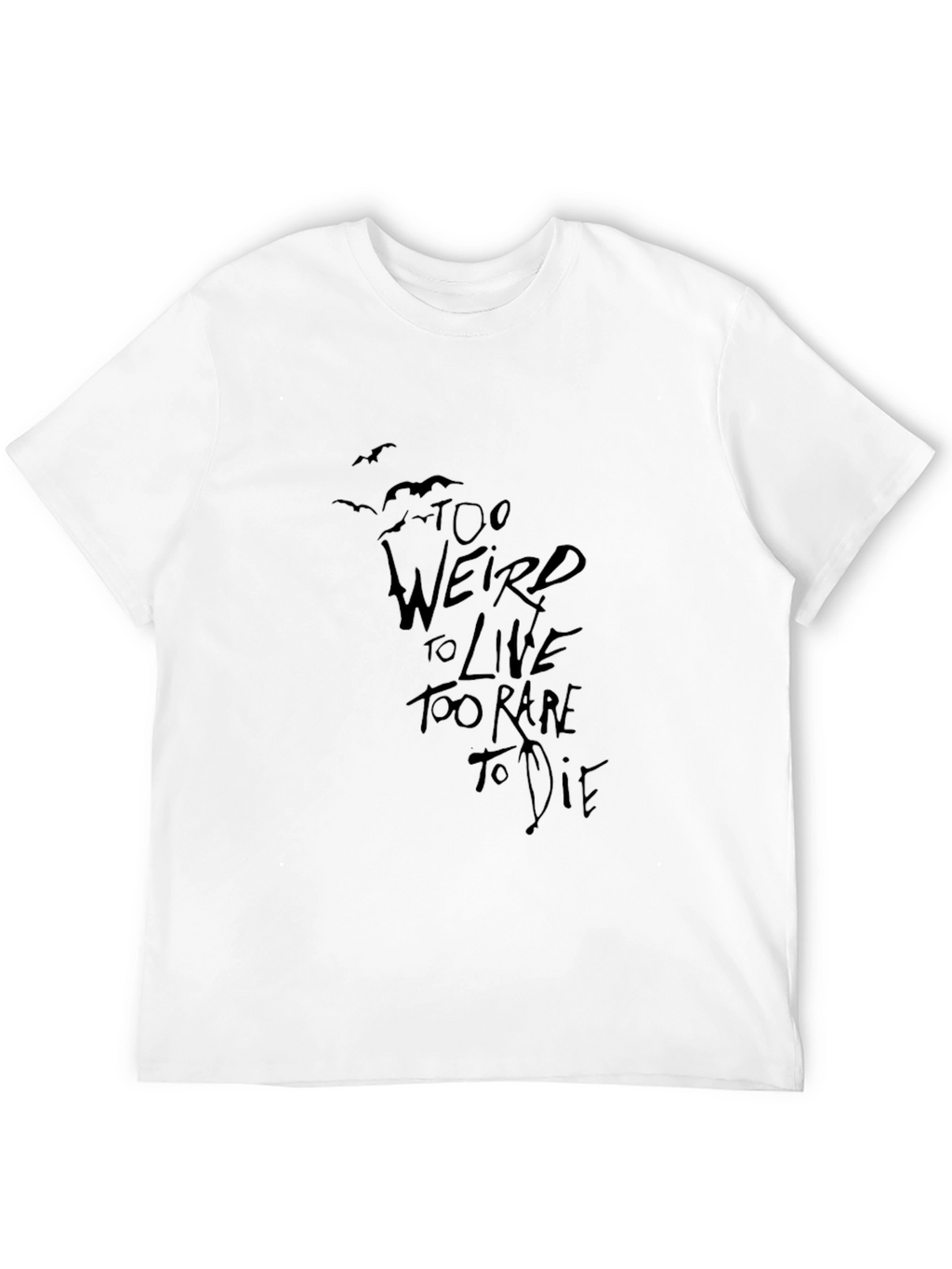 Too Weird to Live Graphic Tee - Black