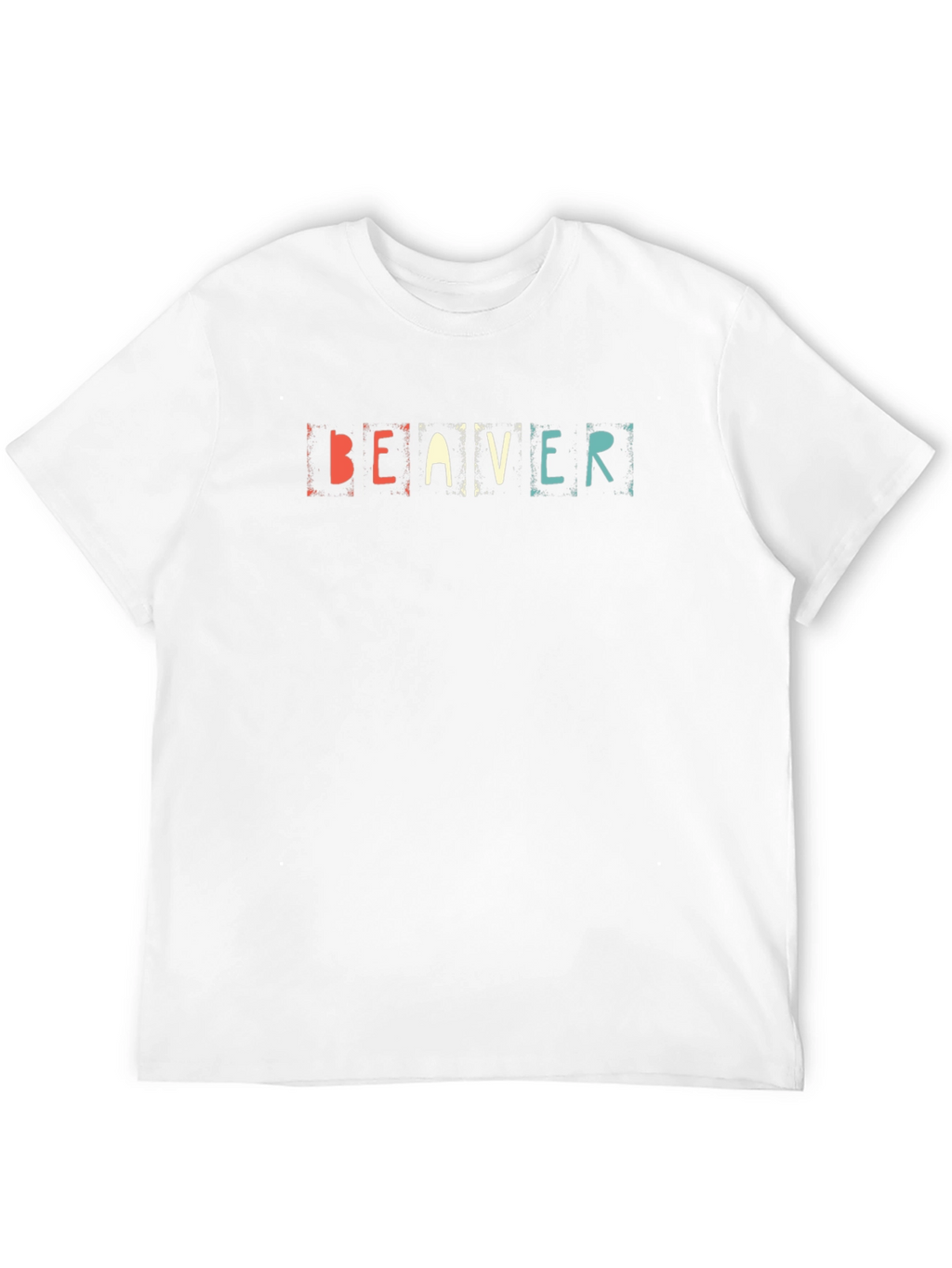 Beaver Graphic Print Black T-Shirt