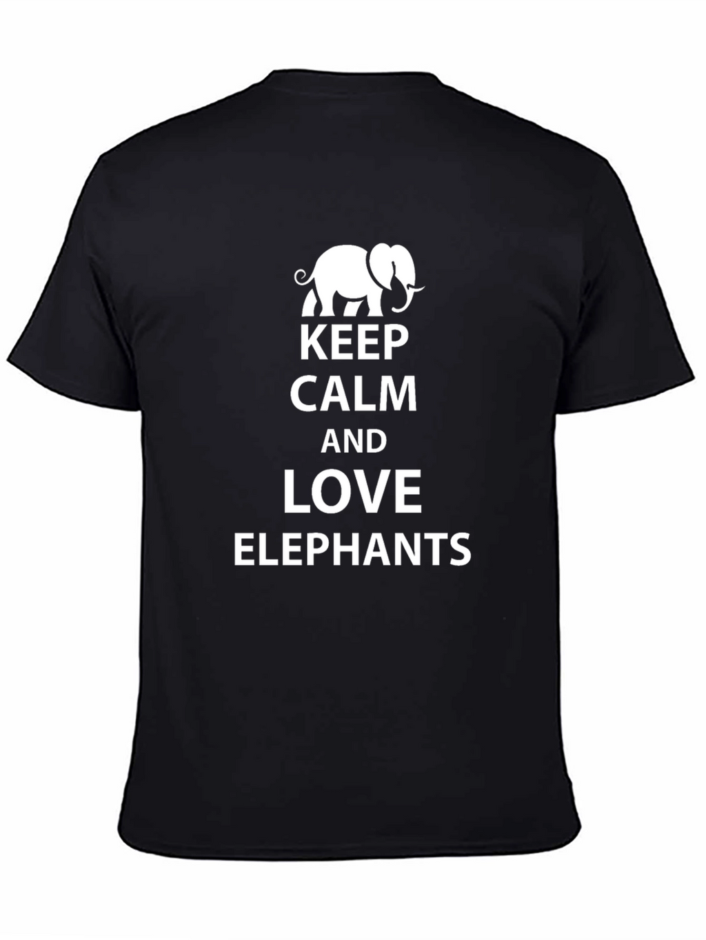 Keep Calm and Love Elephants Graphic Tee