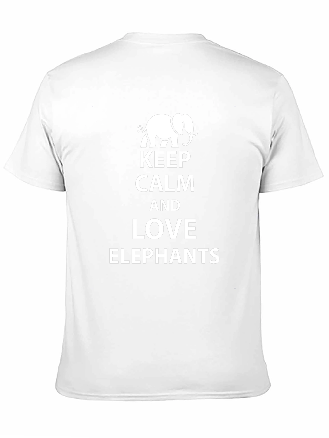 Keep Calm and Love Elephants Graphic Tee