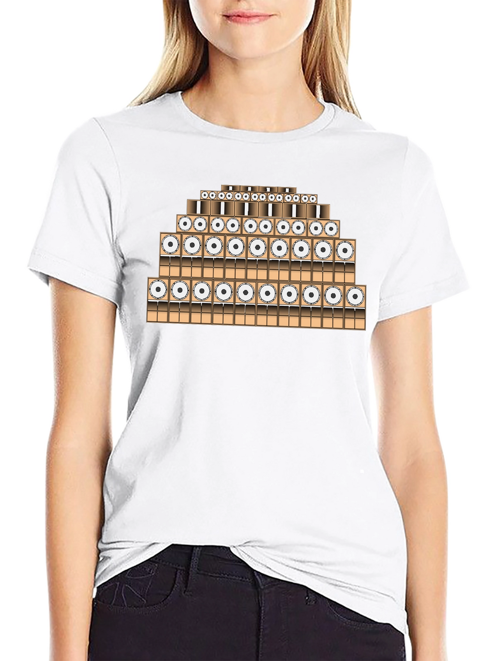 Speaker Stack T-Shirt - Sound System Tee