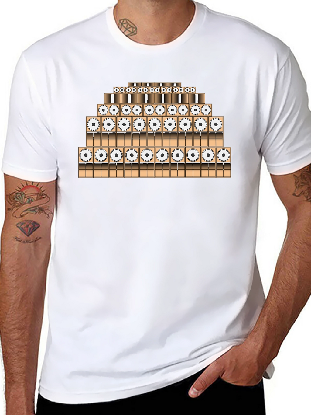 Speaker Stack T-Shirt - Sound System Tee