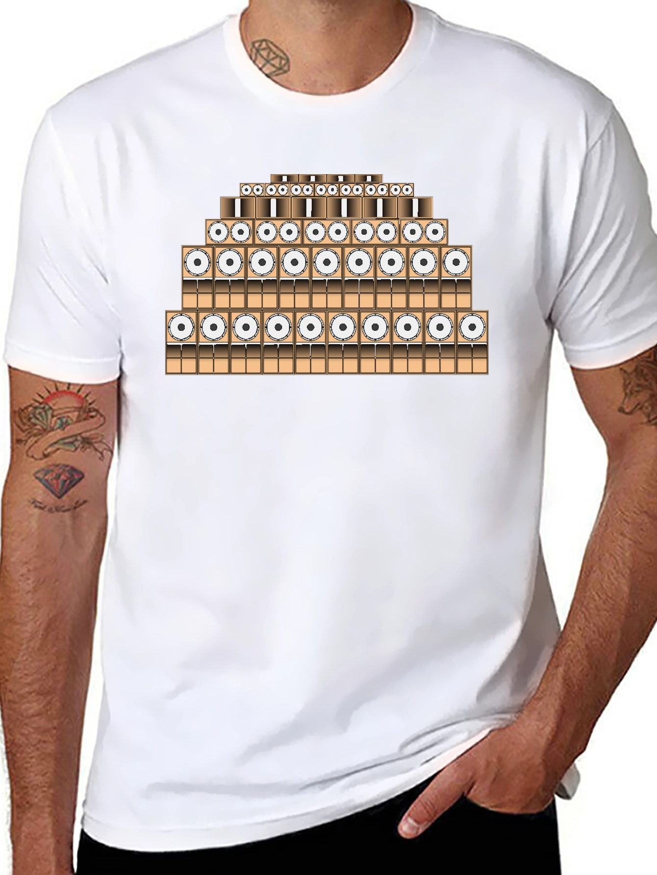 Speaker Stack T-Shirt - Sound System Tee