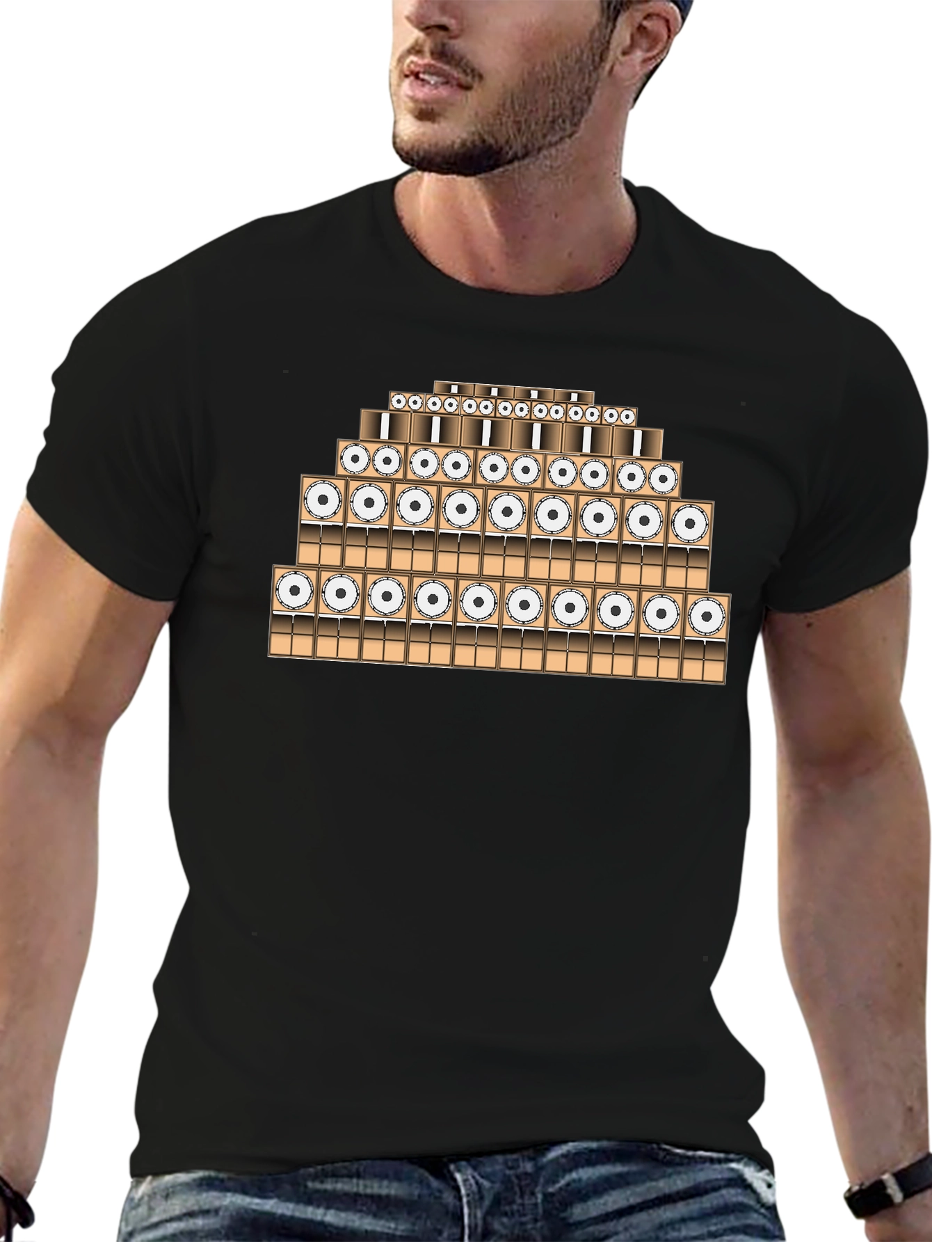 Speaker Stack T-Shirt - Sound System Tee