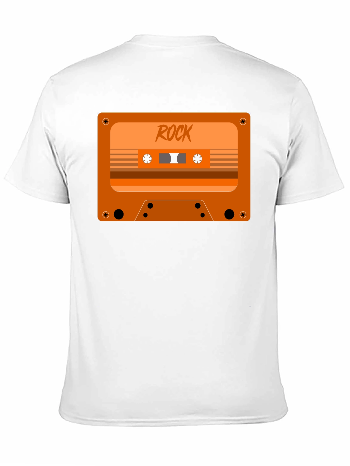 Retro Rock Cassette Tape Graphic T-Shirt