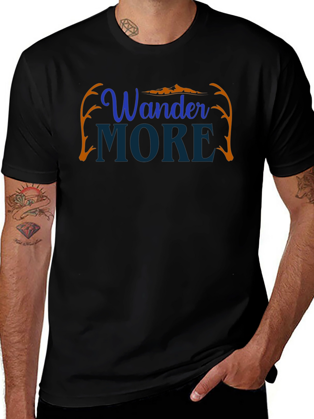 Wander More Graphic Tee - Adventure Awaits
