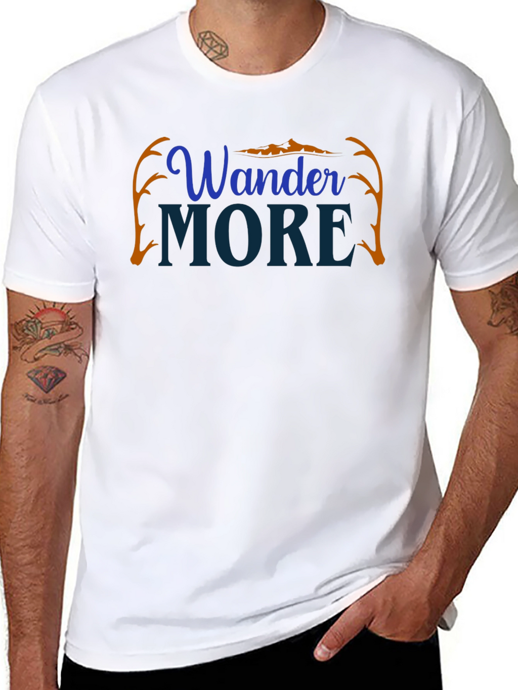 Wander More Graphic Tee - Adventure Awaits