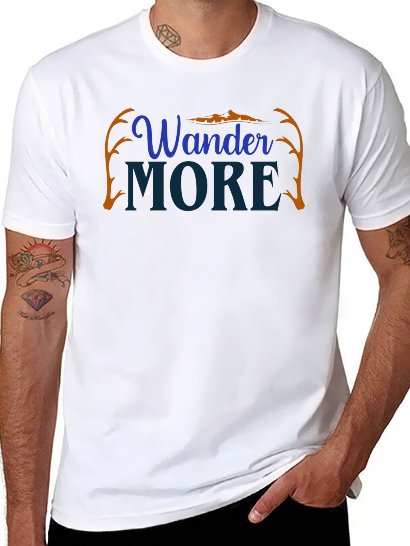 Wander More Graphic Tee - Adventure Awaits