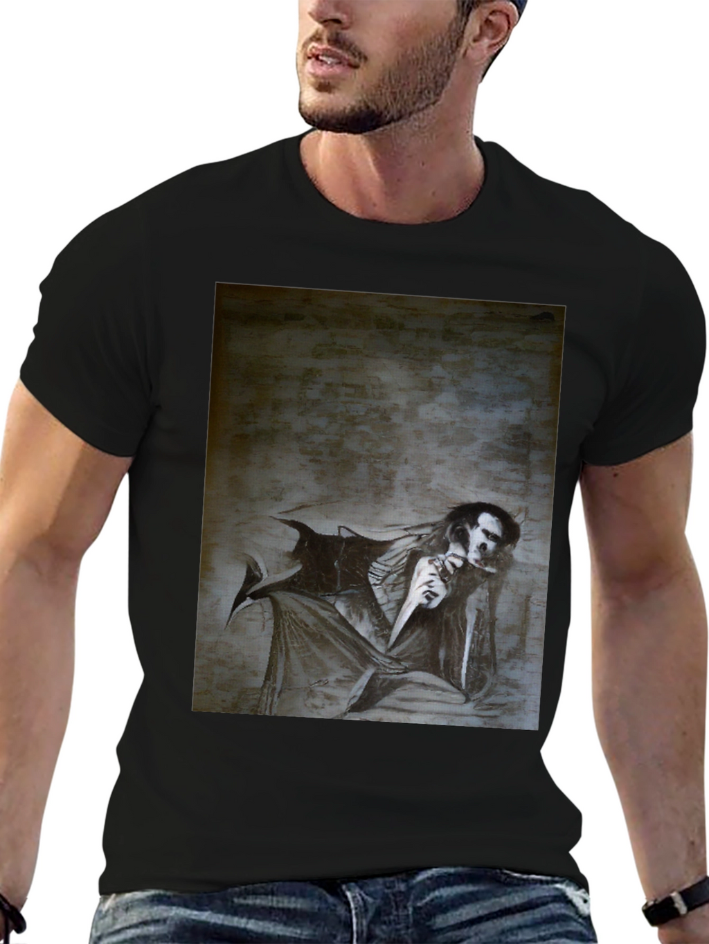 Dark Fantasy T-Shirt: Gothic Style Tee